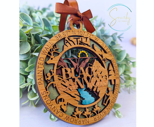 Black Canyon national park ornament