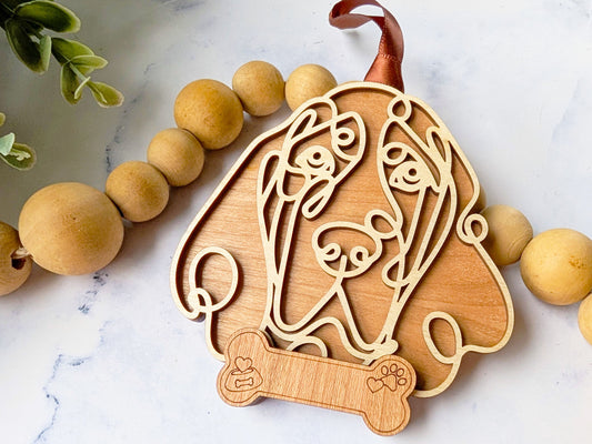 Bloodhound Dog Ornament