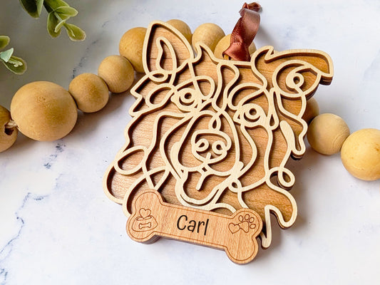 Border Collie Dog Ornament