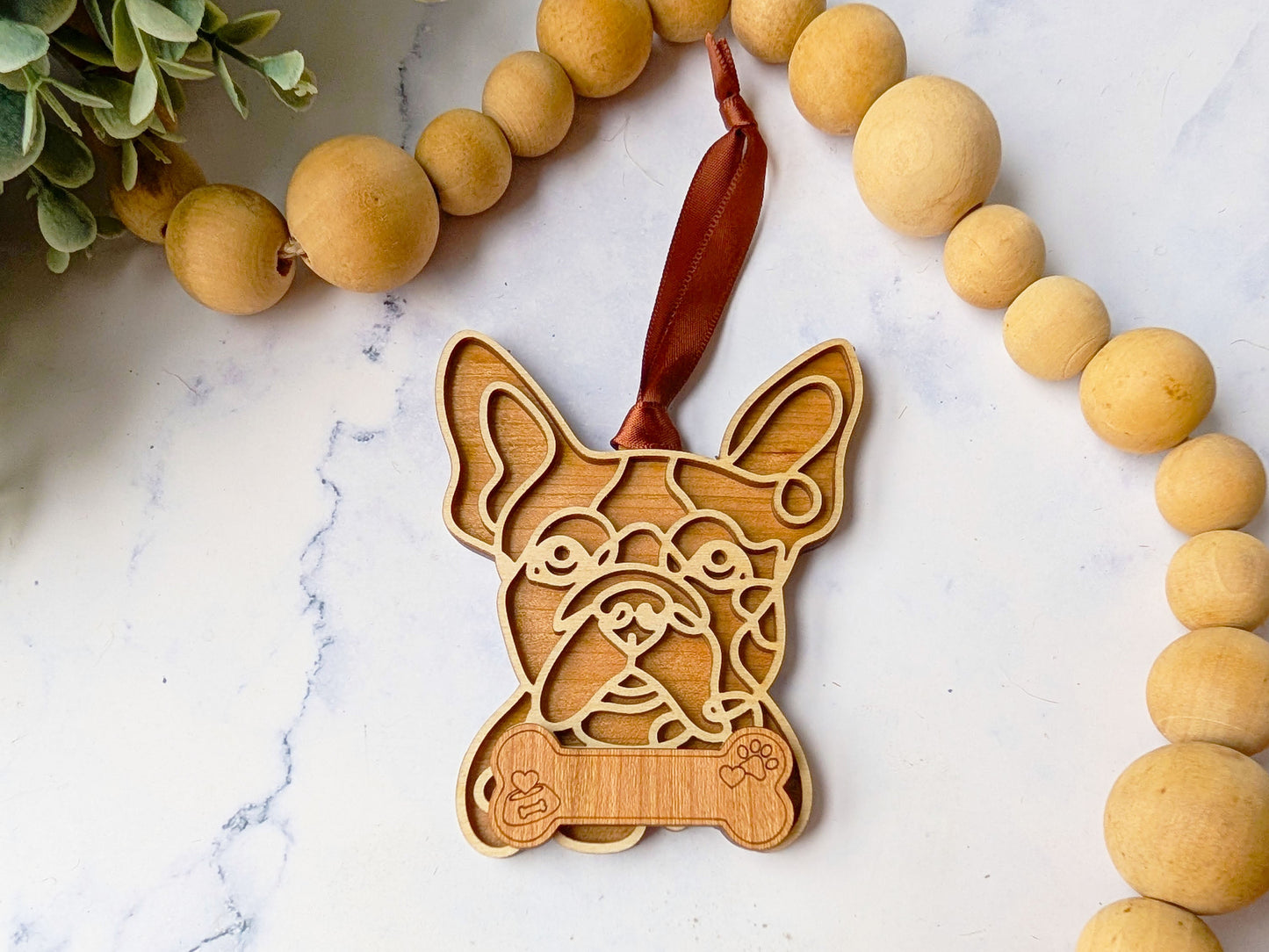 Boston Terrier Dog Ornament