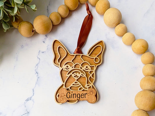 Boston Terrier Dog Ornament