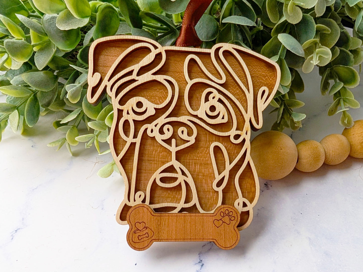 Boxer Dog Ornament