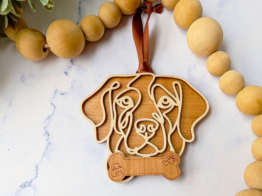 Brittany Spaniel Dog Ornament