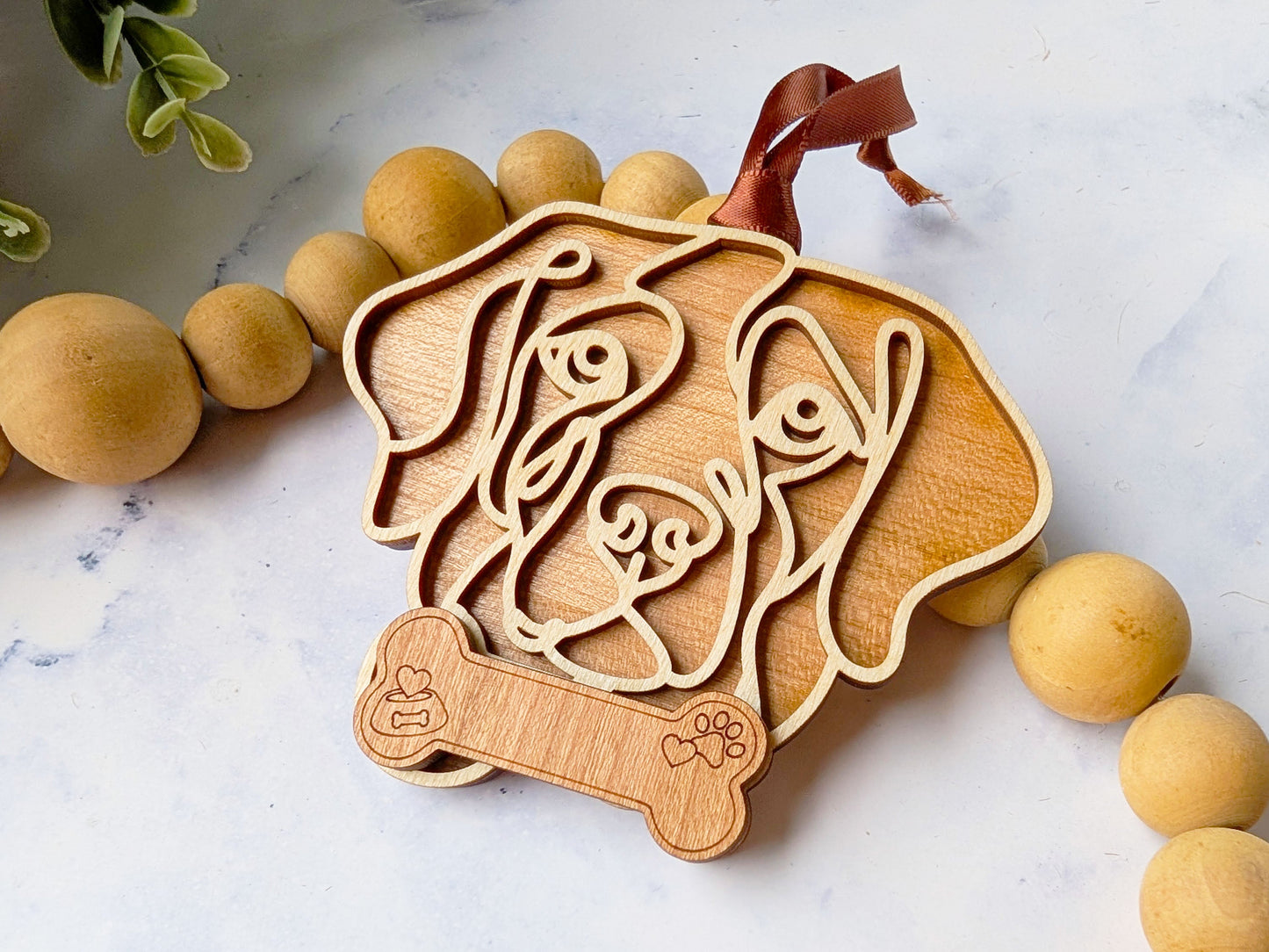 Brittany Spaniel Dog Ornament