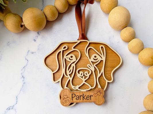Brittany Spaniel Dog Ornament