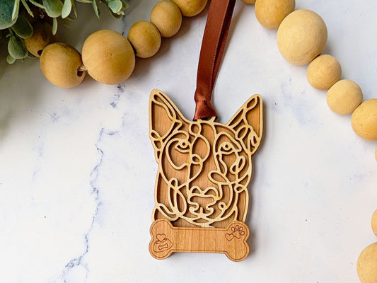 Bull Terrier Dog Ornament