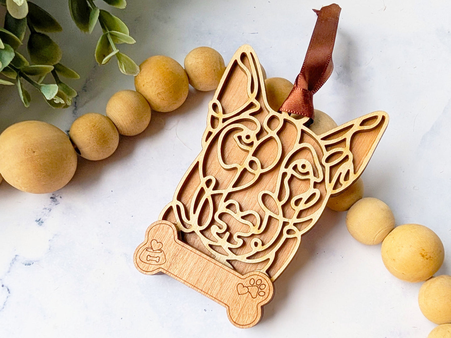 Bull Terrier Dog Ornament