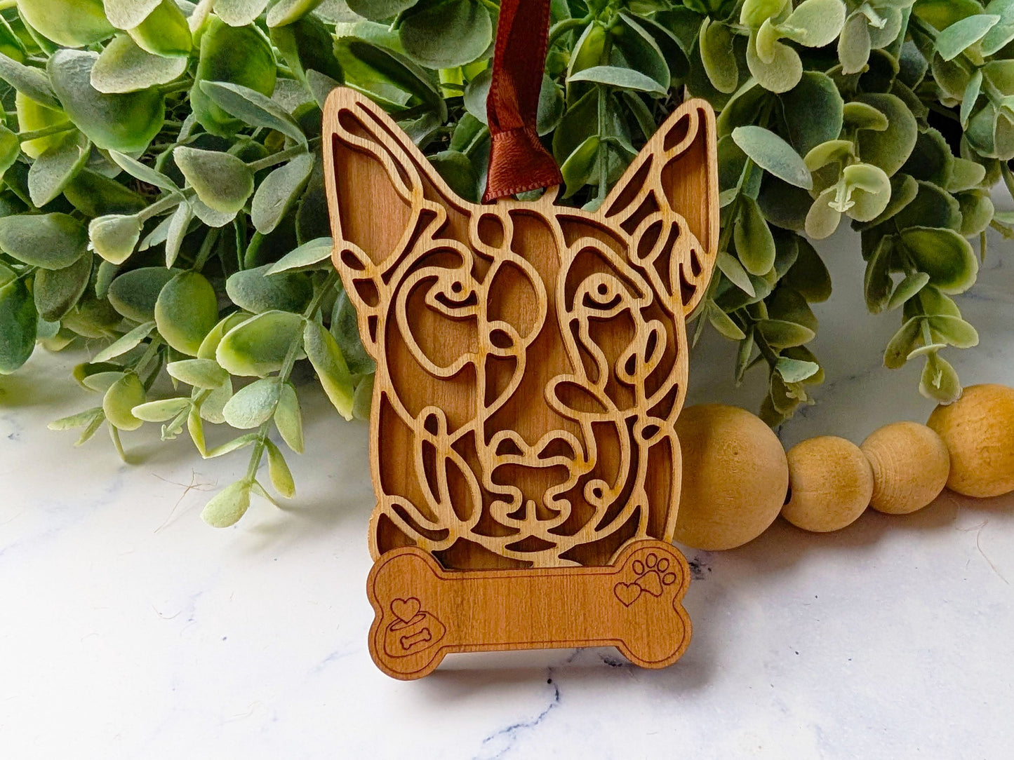 Bull Terrier Dog Ornament