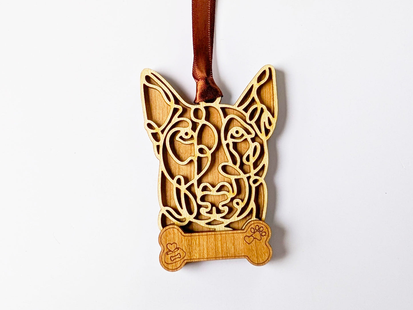 Bull Terrier Dog Ornament