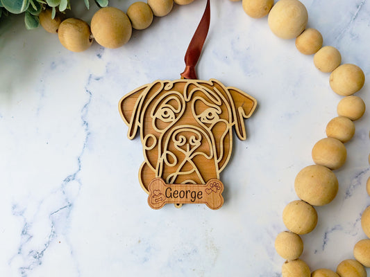 Cane Corso Dog Ornament