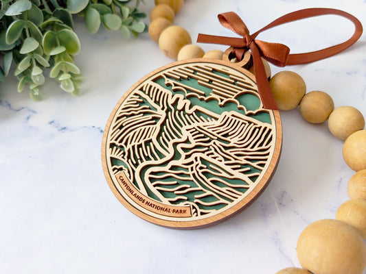 Canyonlands national park ornament, Canyonlands ornament, Canyonlands souvenir, national park gifts, national park ornament, gift for hiker, Christmas gift