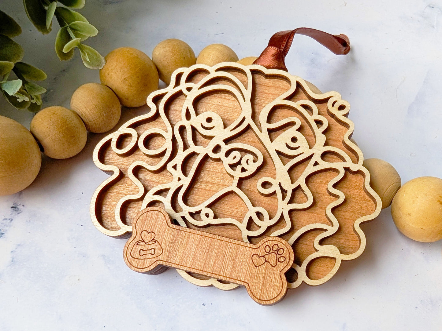 Cavalier King Charles Spaniel Dog Ornament