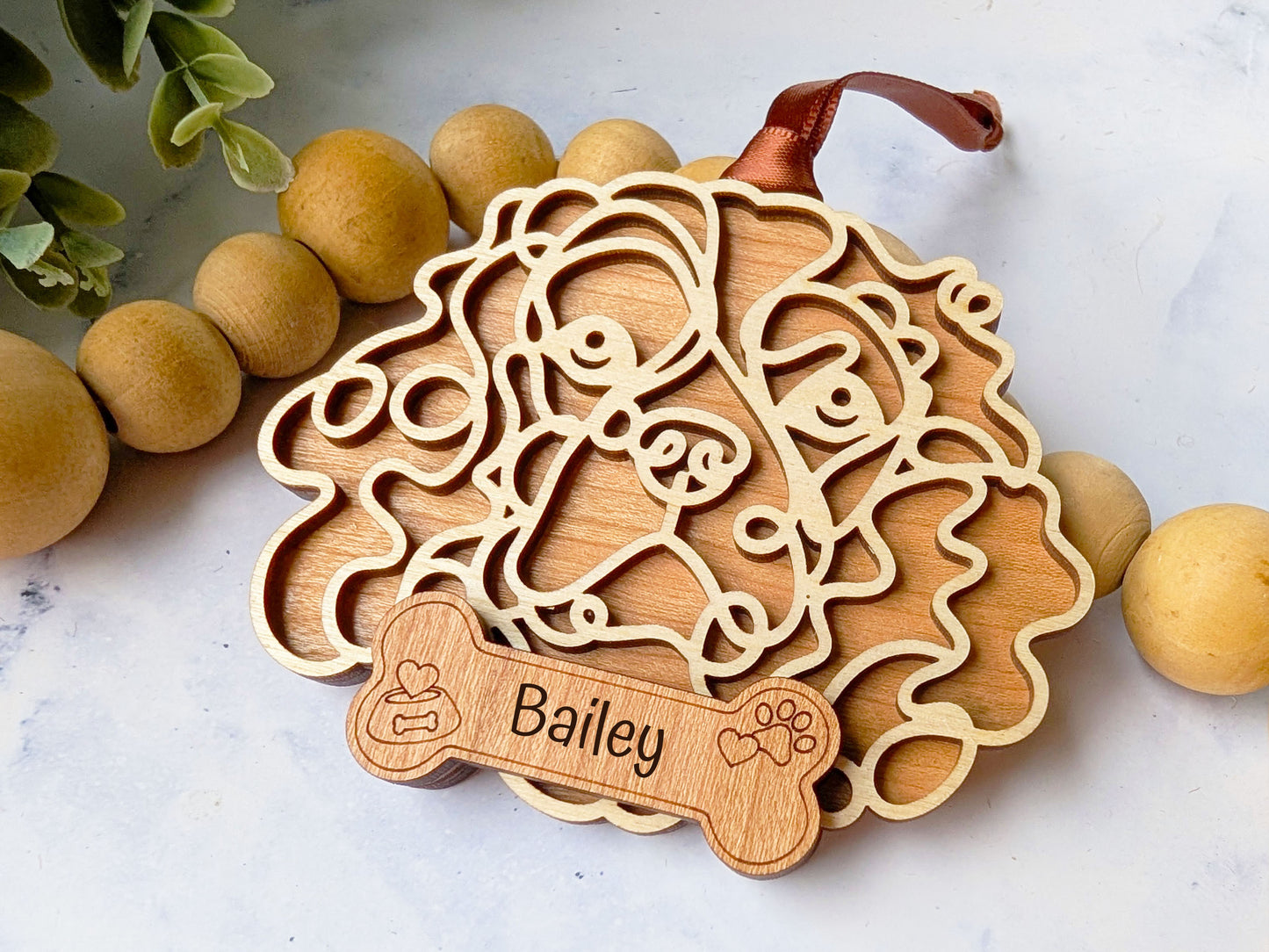 Cavalier King Charles Spaniel Dog Ornament