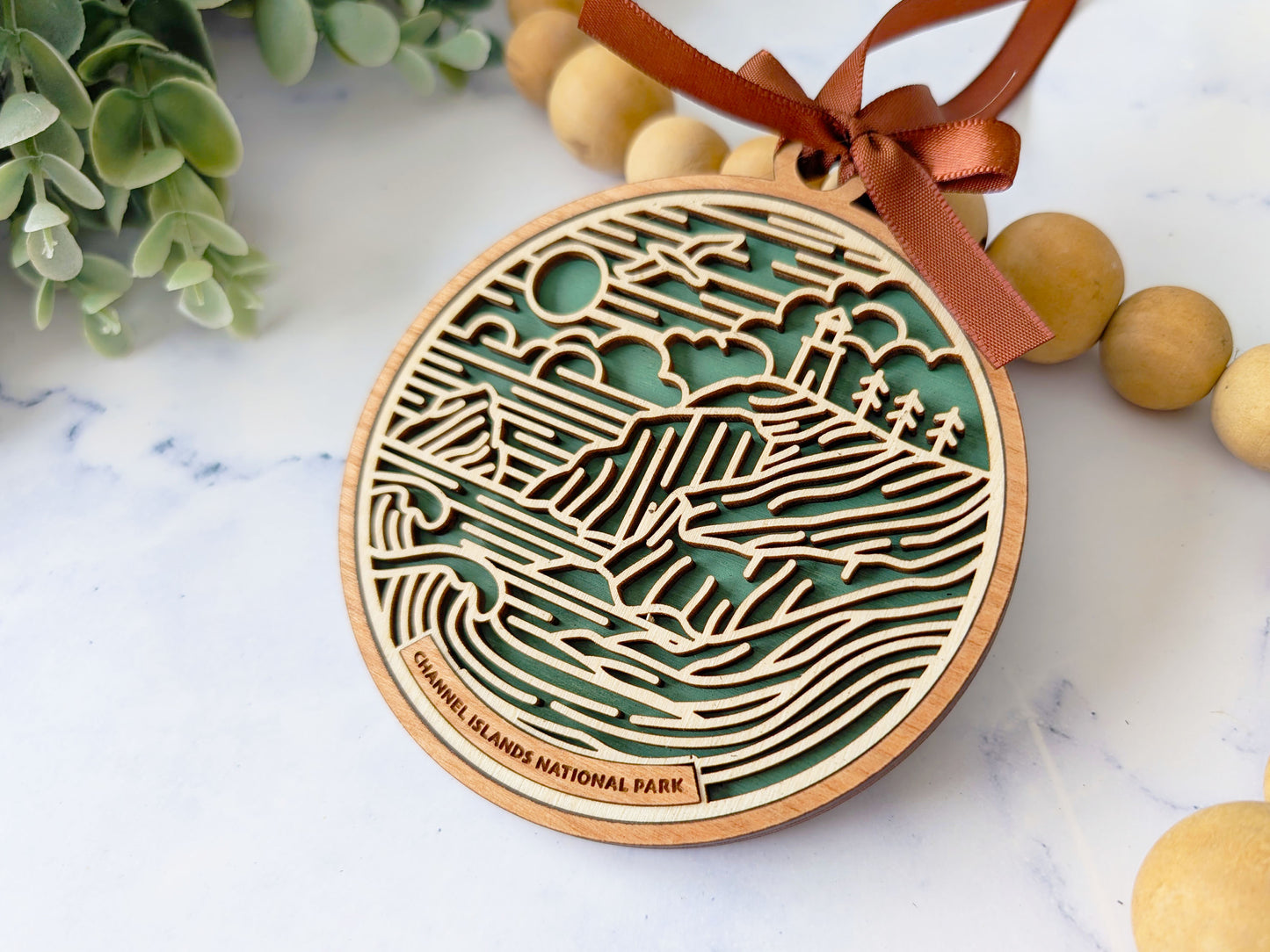 Channel Islands national park ornament, Channel Islands ornament, Channel Islands souvenir, national park gifts, national park ornament, gift for hiker, Christmas gift