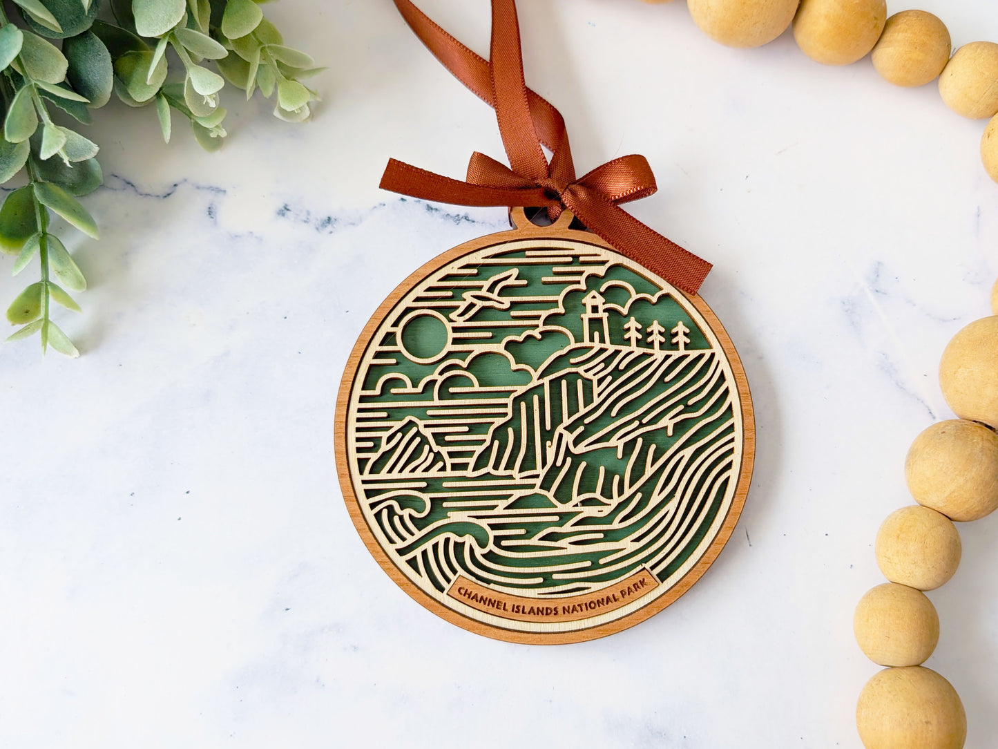 Channel Islands national park ornament, Channel Islands ornament, Channel Islands souvenir, national park gifts, national park ornament, gift for hiker, Christmas gift