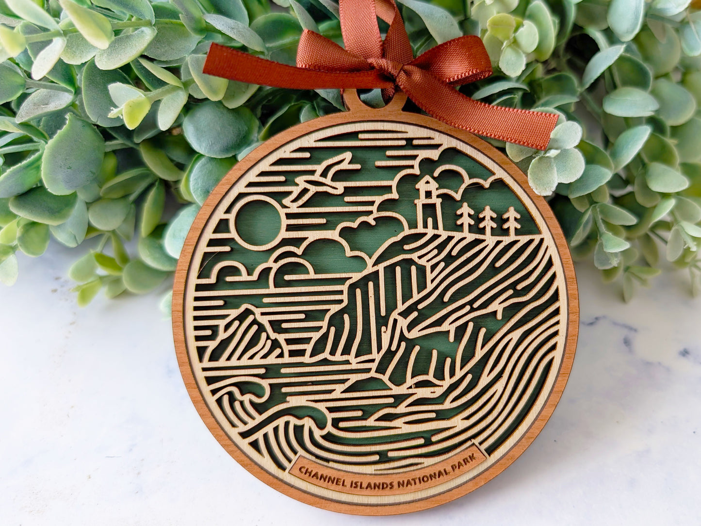 Channel Islands national park ornament, Channel Islands ornament, Channel Islands souvenir, national park gifts, national park ornament, gift for hiker, Christmas gift