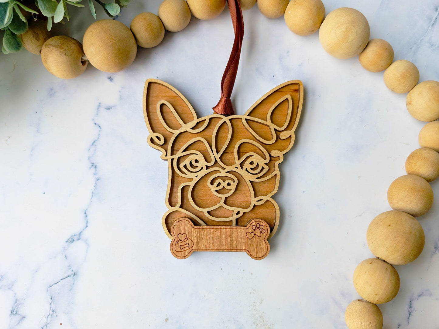 Chihuahua Dog Ornament