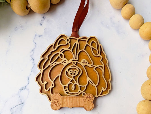 Chow Chow Dog Ornament