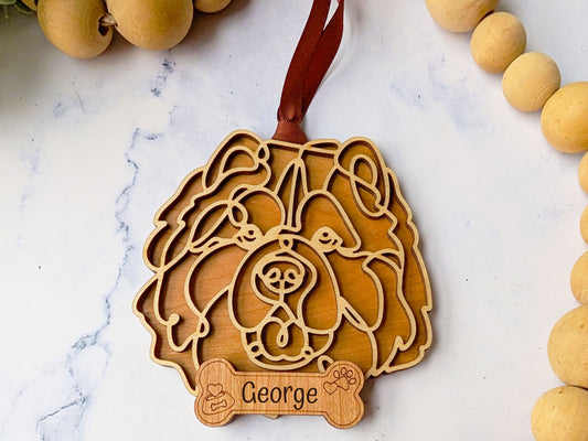Chow Chow Dog Ornament