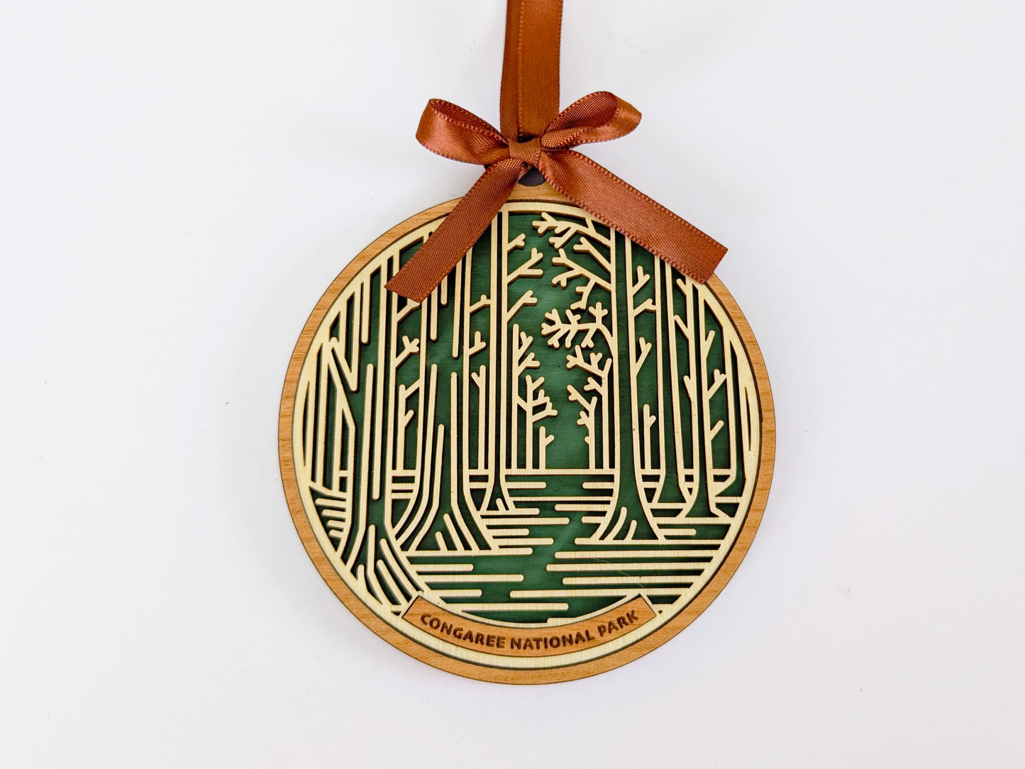 Congaree national park ornament, Congaree ornament, Congaree souvenir, national park gifts, national park ornament, gift for hiker, Christmas gift