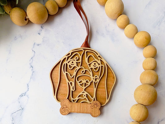 Coonhound Dog Ornament