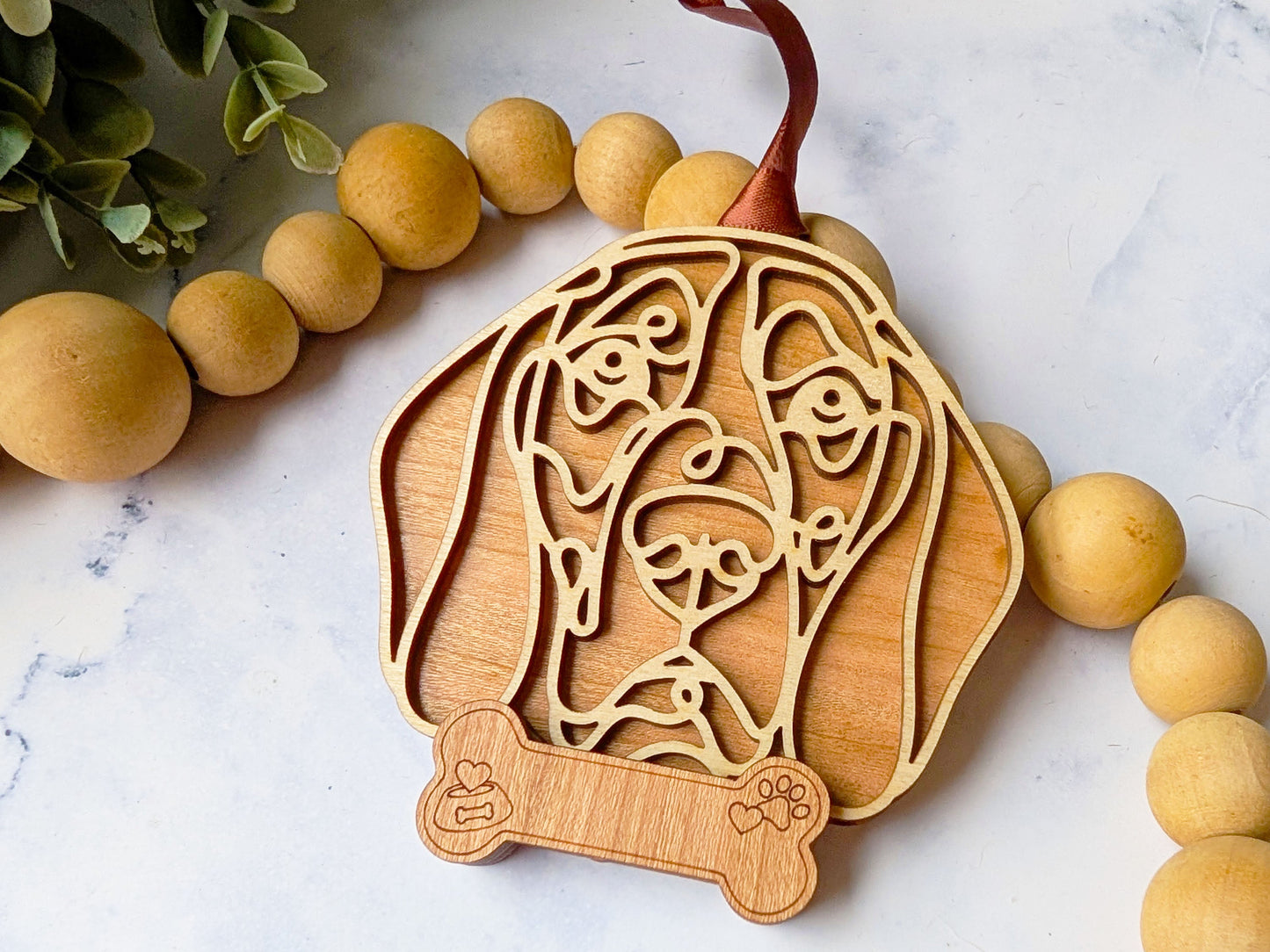Coonhound Dog Ornament