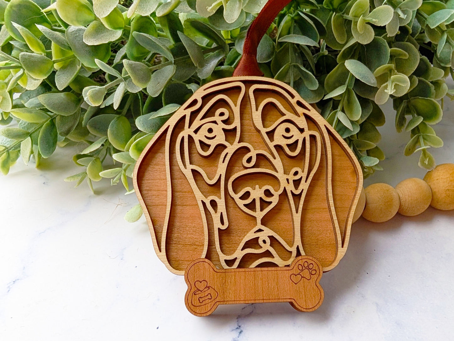 Coonhound Dog Ornament