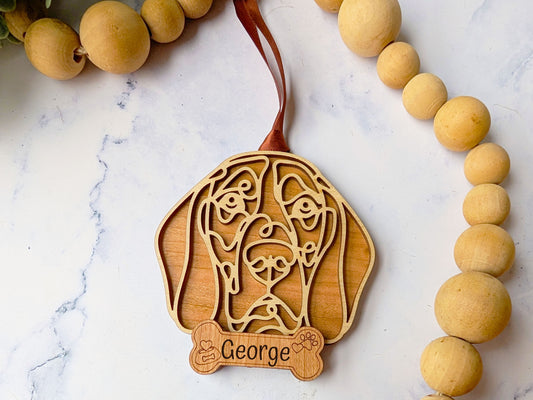 Coonhound Dog Ornament