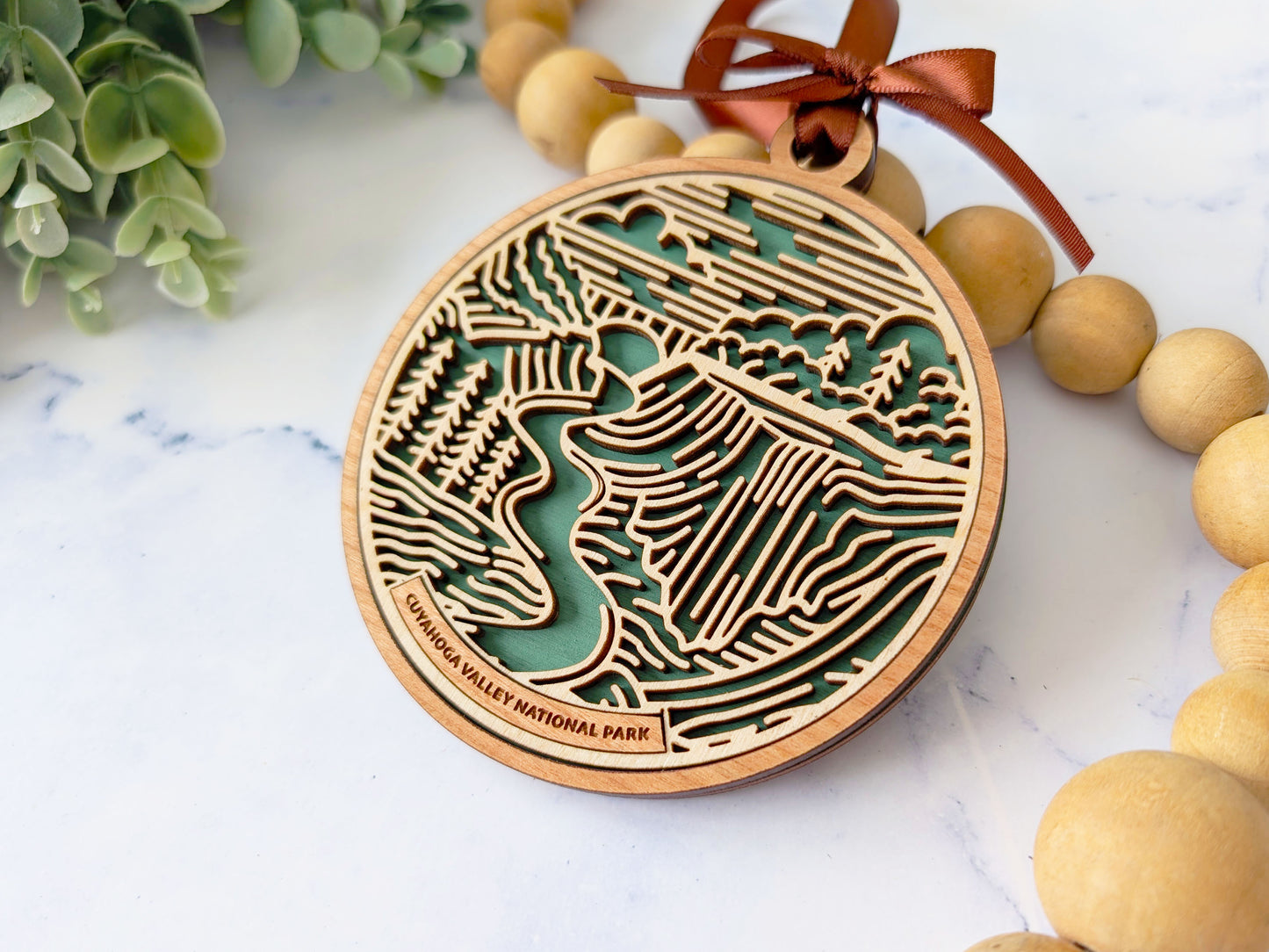 Cuyahoga Valley national park ornament, Cuyahoga Valley ornament, Cuyahoga Valley souvenir, national park gifts, national park ornament, gift for hiker, Christmas gift