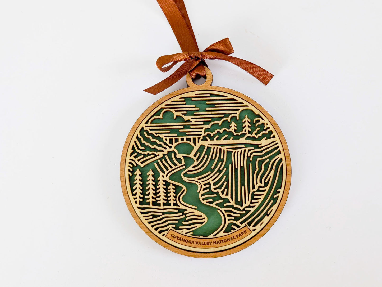 Cuyahoga Valley national park ornament, Cuyahoga Valley ornament, Cuyahoga Valley souvenir, national park gifts, national park ornament, gift for hiker, Christmas gift