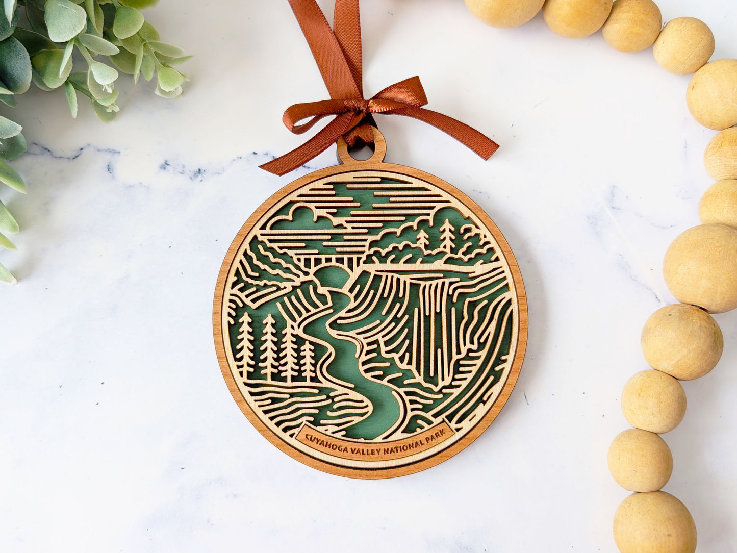 Cuyahoga Valley national park ornament, Cuyahoga Valley ornament, Cuyahoga Valley souvenir, national park gifts, national park ornament, gift for hiker, Christmas gift