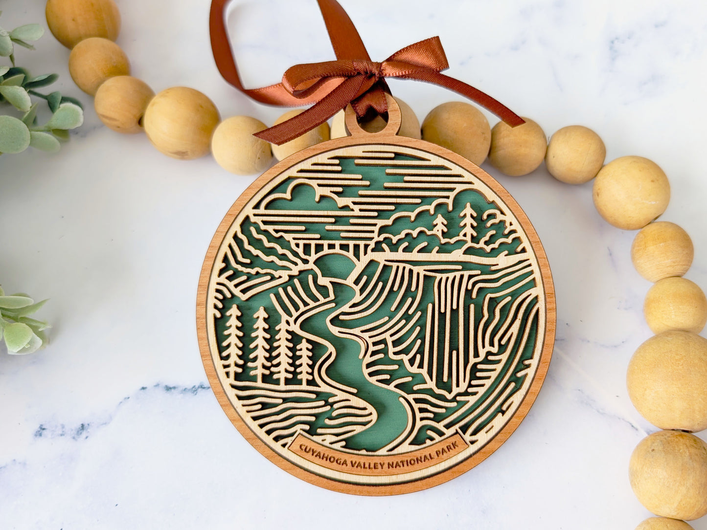 Cuyahoga Valley national park ornament, Cuyahoga Valley ornament, Cuyahoga Valley souvenir, national park gifts, national park ornament, gift for hiker, Christmas gift
