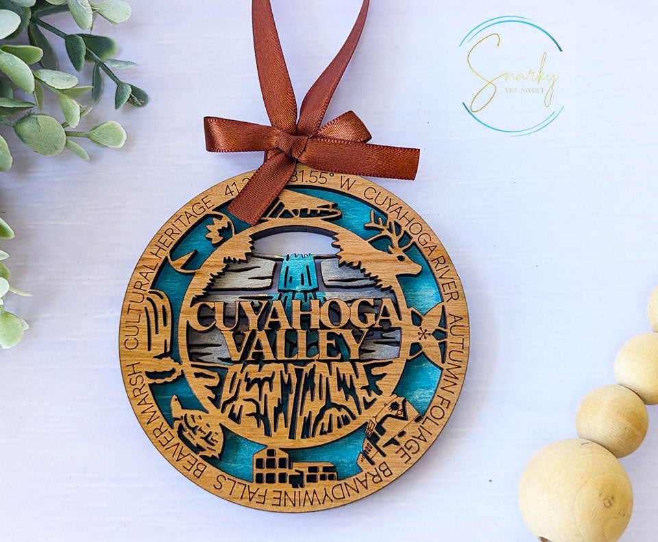 Cuyahoga Valley national park ornament