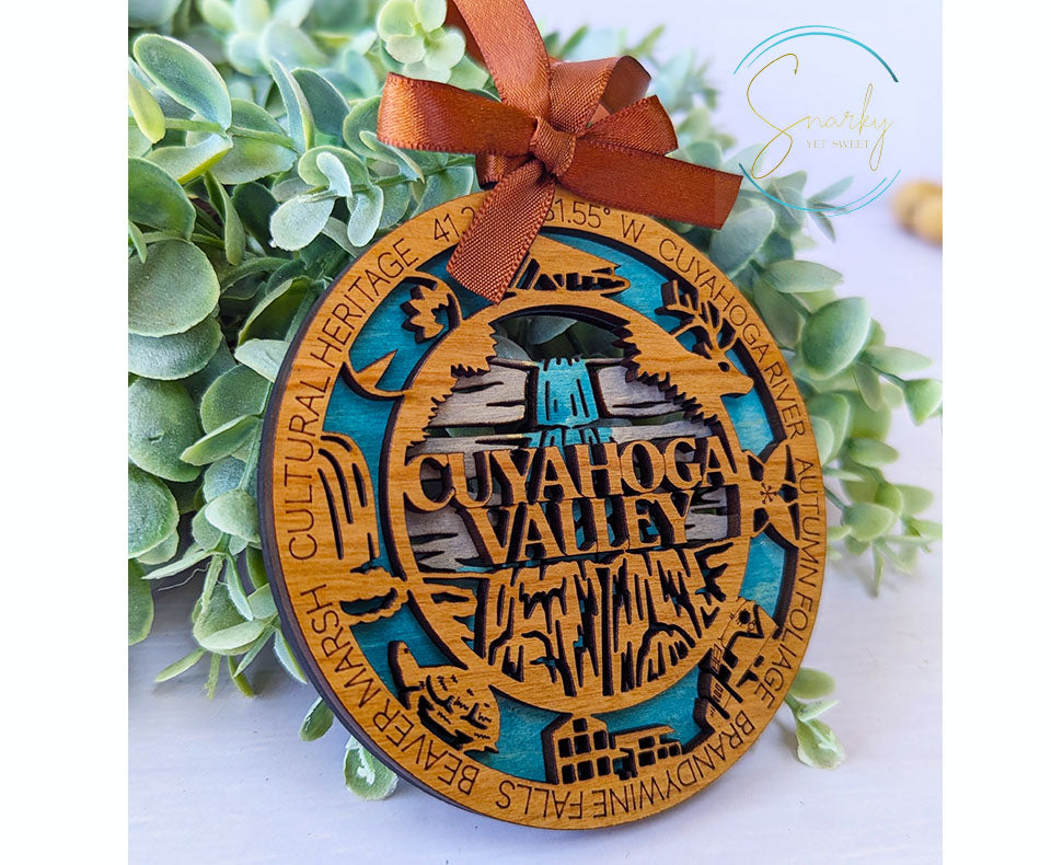 Cuyahoga Valley national park ornament