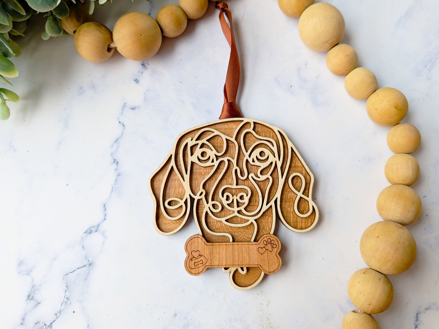 Dachshund- Short Hair Dog Ornament