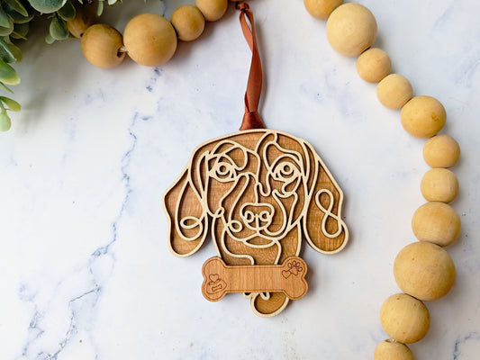 Dachshund- Short Hair Dog Ornament