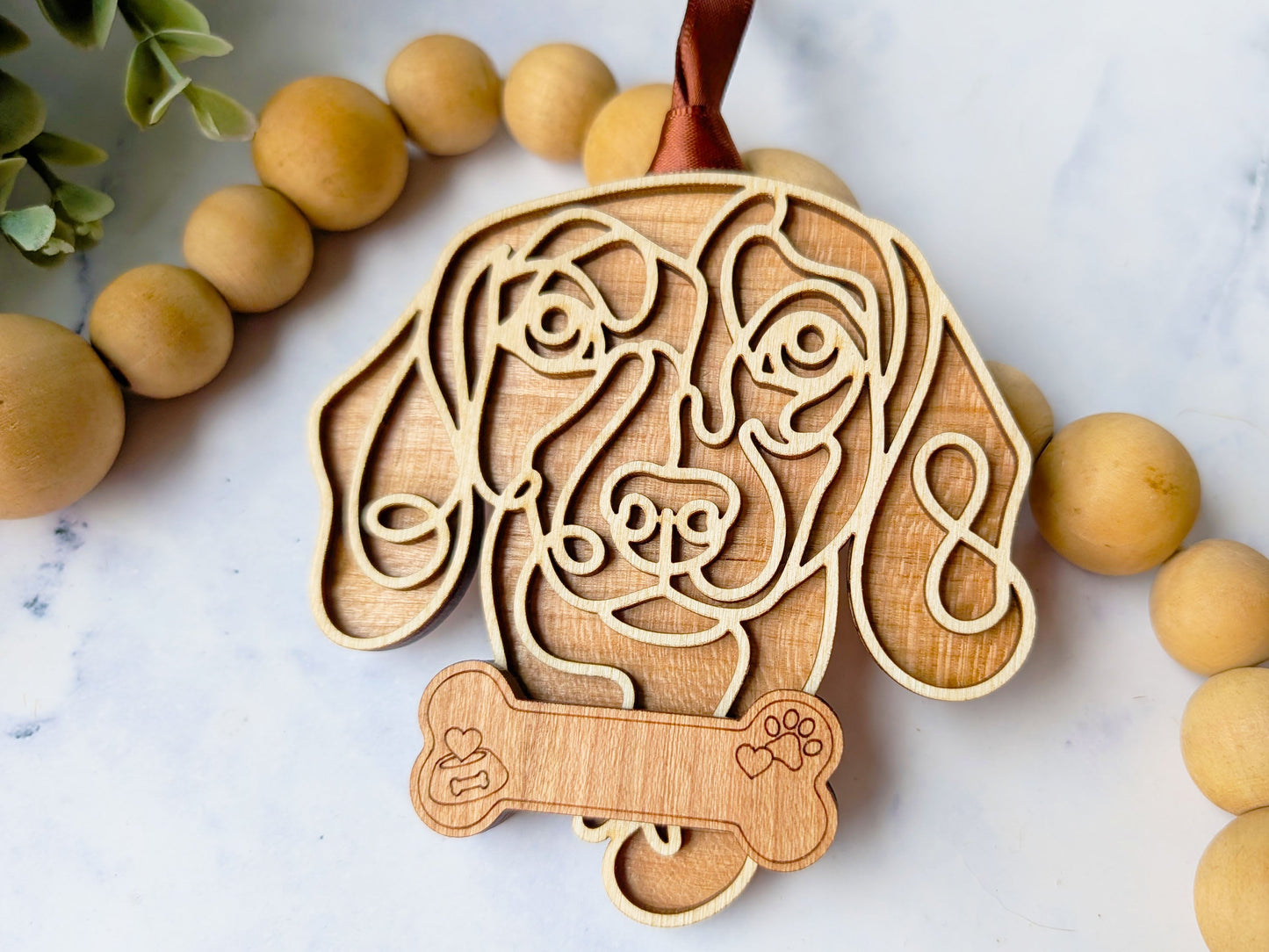 Dachshund- Short Hair Dog Ornament