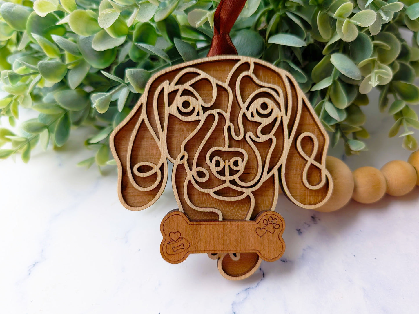 Dachshund- Short Hair Dog Ornament