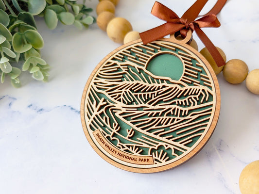 Death Valley national park ornament, Death Valley ornament, Death Valley souvenir, national park gifts, national park ornament, gift for hiker, Christmas gift