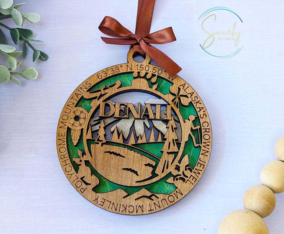 Denali national park ornament