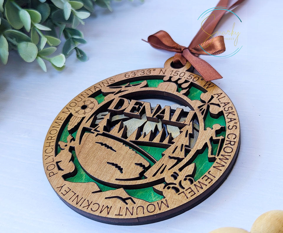 Denali national park ornament
