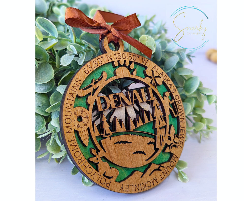 Denali national park ornament