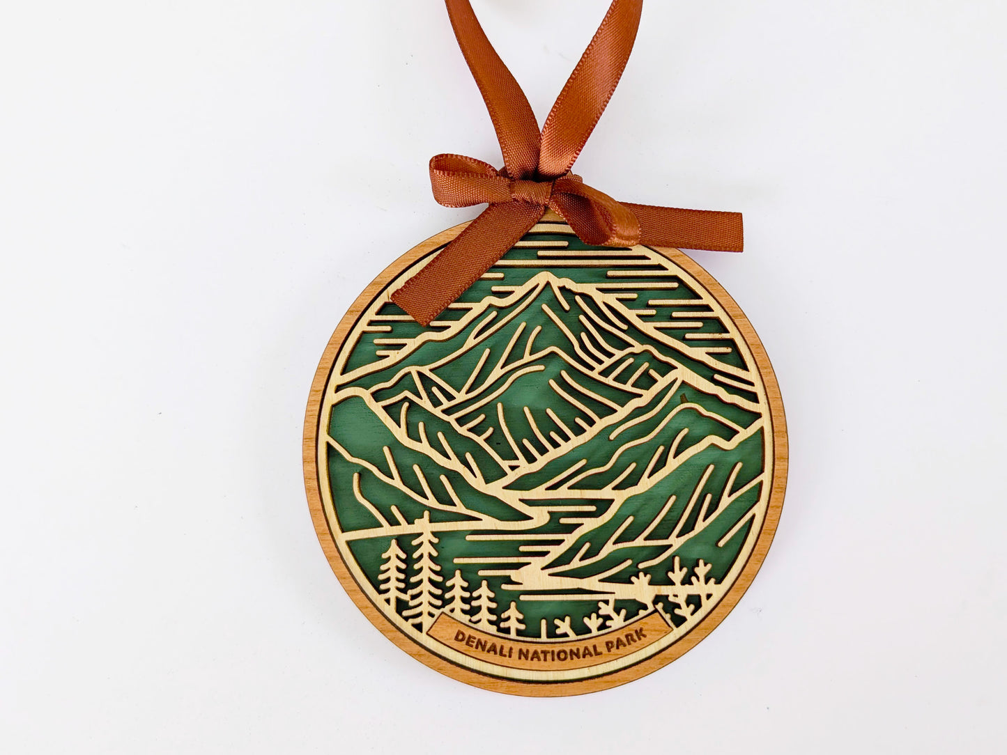 Denali national park ornament, Denali ornament, Denali souvenir, national park gifts, national park ornament, gift for hiker, Christmas gift
