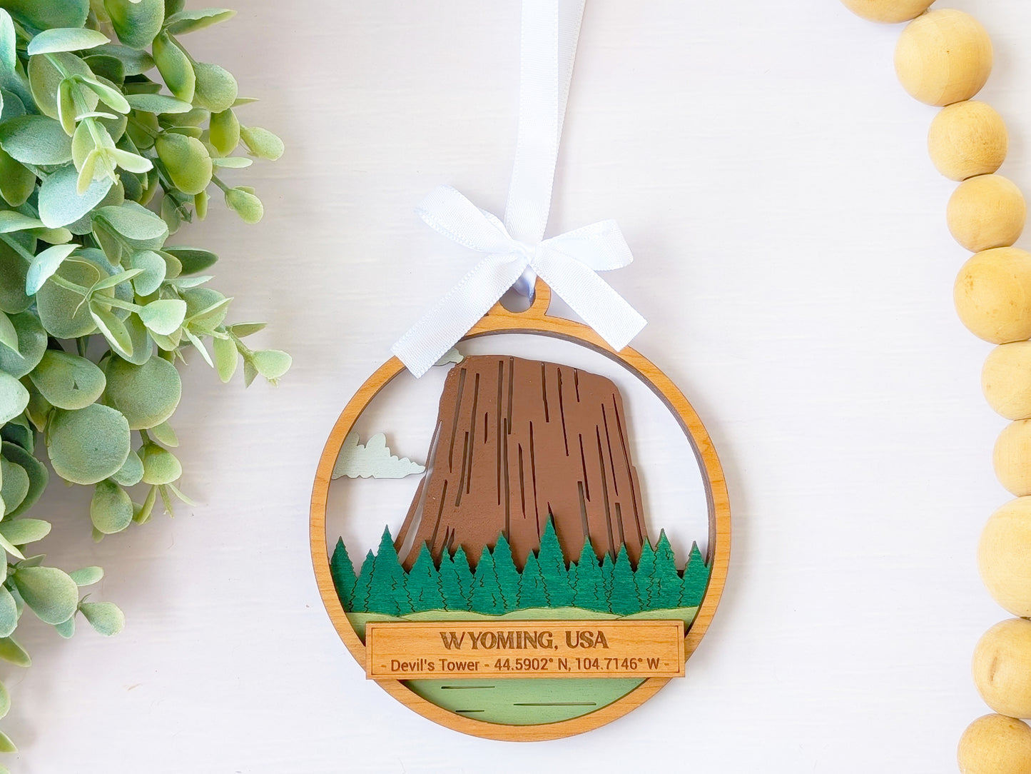 Wyoming Devil's Tower Ornament