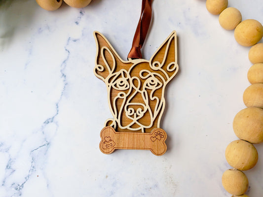 Dobermann Dog Ornament