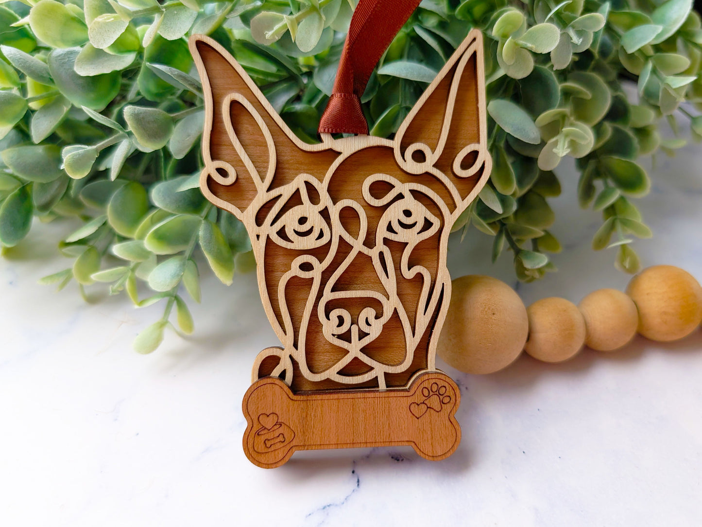 Dobermann Dog Ornament