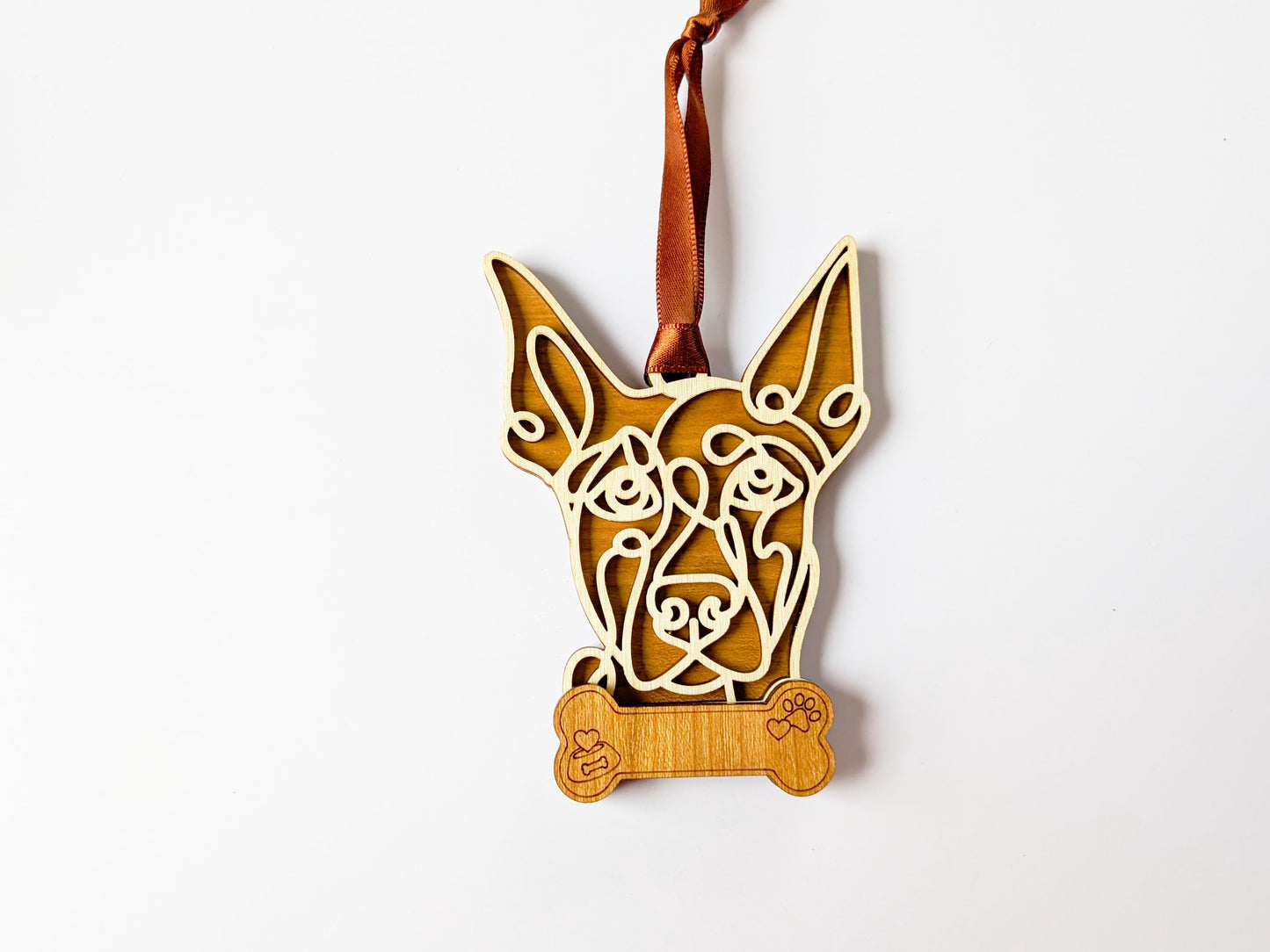 Dobermann Dog Ornament