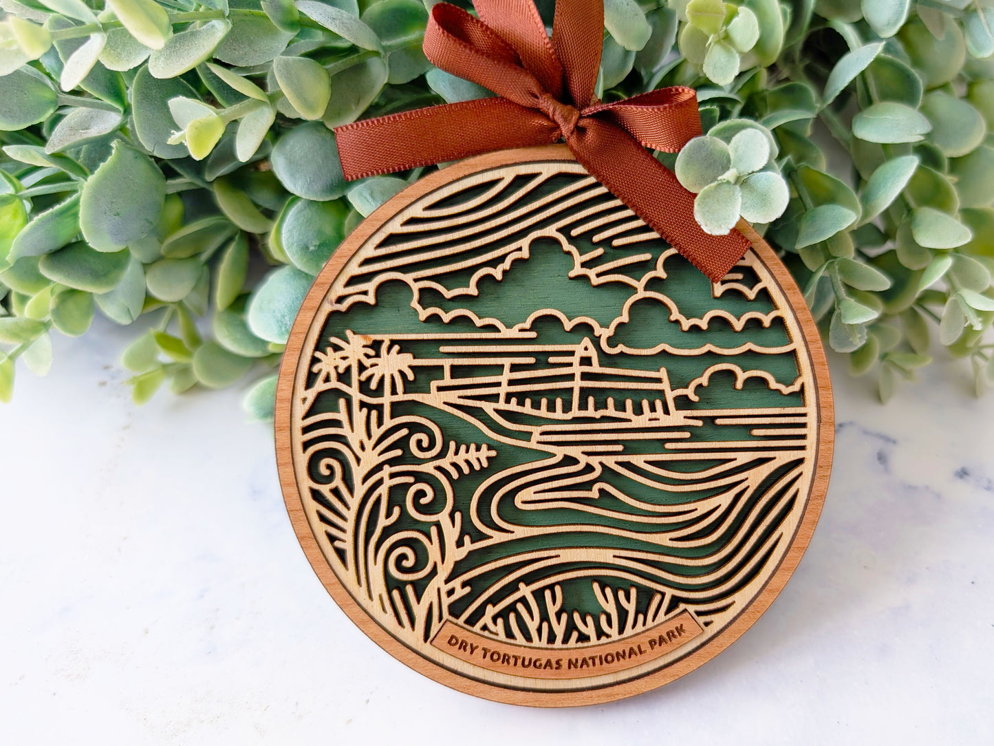 Dry Tortugas national park ornament, Dry Tortugas ornament, Dry Tortugas souvenir, national park gifts, national park ornament, gift for hiker, Christmas gift