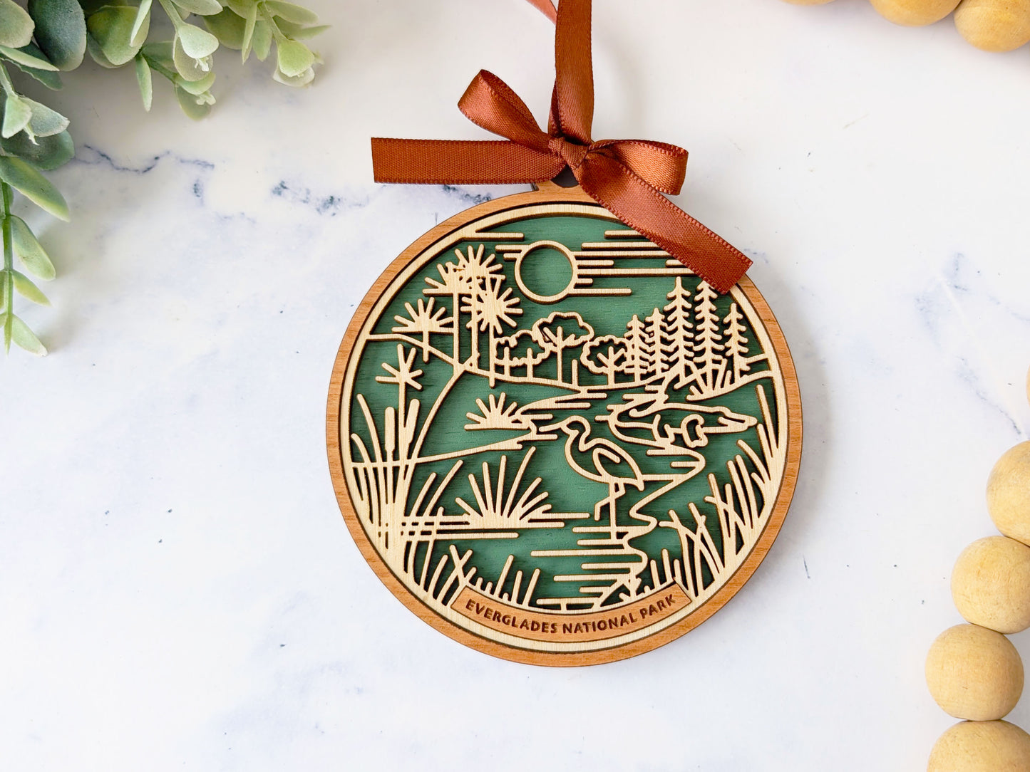 Everglades national park ornament, Everglades ornament, Everglades souvenir, national park gifts, national park ornament, gift for hiker, Christmas gift