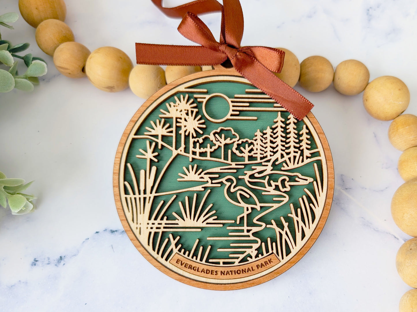 Everglades national park ornament, Everglades ornament, Everglades souvenir, national park gifts, national park ornament, gift for hiker, Christmas gift